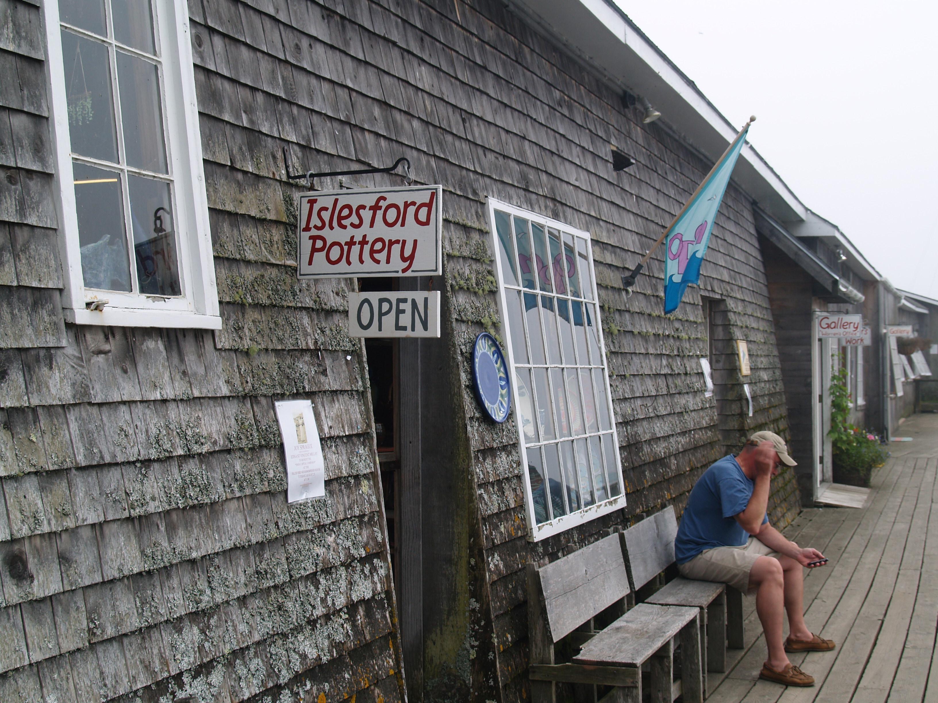 OLYMPUS DIGITAL CAMERA Pottery studio on the dock at Islesford on Cranberry Island