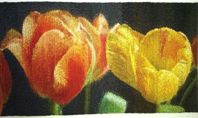 Helena Hernmarck studio feb 2012 7-2