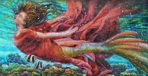 mosaic mermaid